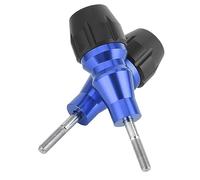 Buachois Curseurs de Cadre, 10 mm Cadre de Moto Protecteur de Collision D'échappement, Universel Protection Crash Contre Les Chutes Chocs pour Toutes Les Motorcycles de 10 mm (Bleu)