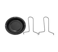 Buachois Detachable Vertical Chicken Turkey Roaster Pan, Carbon Steel | Detachable Structure, Non Stick Coating, Large Capacity for Home Baking Holiday Party Backyard Barbecue Cooking