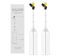 Buachois Electric Bee Vegetable Pollinator, Batterie Outils de pollinisation à Main Un de Click Flower Tree Garden Yard Pollinal pour l'amélioration du taux de fructifier (2pcs)