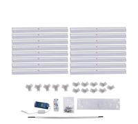 Buachois Hexagon Garage Lights, IP54 Employing Garage RGB LED Panneau de plafond Light, lumières en nid d'abeille pour garage, centres commerciaux, sous-sol, gymnase