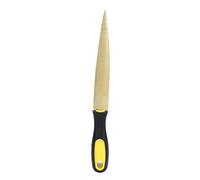 Buachois Lime à Bois Dorée, Lime Râpe pour Sculpture et Menuiserie, Conique, Manche Ergonomique, en Acier, pour Bricolage, Artisanat et Travaux de Finition (Lime dorée 6 pouces + sac d'emballage)