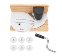 Buachois Machine à Découper le Pain Manuel avec Base à Ventouse, Transmission par Engrenage, Poignée Ergonomique pour Tranches Stables et Régulières Pour Cuisine à la Maison, Res