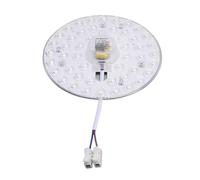 Buachois Panneau LED Rétrofit Magnétique, 24W Panneau d'Eclairage Plafonnier à 3 Températures de Couleur Réglables 3000K 4000K 6500K pour Remplacement de Luminaire Suspendu (Ronde)