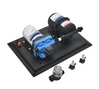 Buachois Pompe à Eau DC12V, 3,5GPM 13,5L/min 45PSI Pompe à Diaphragme D'eau | Pompe à Eau avec Réservoir de Pression, Calme on Demand RV, Pompe à Membrane Auto-Amorçante, Remorque Voyage Bateau Cuisine