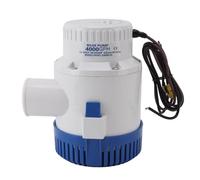 Buachois Pompe Submersible 4000GPH, Pompe de Vidange Automatique DC pour Piscine Étang Jardin Fontaine Spa Sous sol, Pompe Utilitaire Électrique avec Moteur Refroidi à Eau (12V)