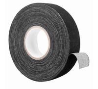 Buachois Ruban de Hockey, Ruban adhésif en Tissu Polyvalent de 1 Pouce de Largeur, poignée Facile à déchirer pour bâton de Baseball de Crosse de Hockey, Barre de Traction et Outil de (Noire)