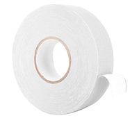 Buachois Ruban de Hockey, Ruban adhésif en Tissu Polyvalent de 1 Pouce de Largeur, poignée Facile à déchirer pour bâton de Baseball de Crosse de Hockey, Barre de Traction et Outil de (Blanche)