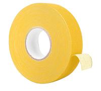 Buachois Ruban de Hockey, Ruban adhésif en Tissu Polyvalent de 1 Pouce de Largeur, poignée Facile à déchirer pour bâton de Baseball de Crosse de Hockey, Barre de Traction et Outil de (Jaune)