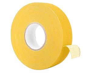 Buachois Ruban de Hockey, Ruban adhésif en Tissu Polyvalent de 1 Pouce de Largeur, poignée Facile à déchirer pour bâton de Baseball de Crosse de Hockey, Barre de Traction et Outil de (Jaune)