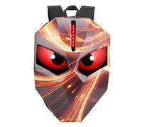 Buachois sac à dos LED écran programmable pour moto, sac à dos moto avec écran 60x32 pixels, commande par application, coque rigide étanche ABS PC PVC, pour cyclisme voyage fêtes