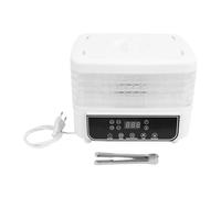 Buachois Séchoir Alimentaire Déshydrateur Électrique 5 Plateaux 160W avec Minuterie Numérique 1-72H et Contrôle de Température pour Fruits Légumes Viandes Snacks