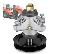 Buachois Spindle Assembly avec Poulie-Graisseur, Compatible 918-04129 918-04129A 918-04129B 618-04129c, Acier Inoxydable Alliage Zinc, pour Tondeuses Cub Cadet LT1000