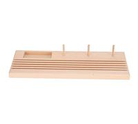 Buachois Support de Règle de Couture en Bois Couleur Originale Bricolage Fait à la Main Patch Work Règle Support de Canette (Grande Taille) Organisateur fe Couture Outils fe Support