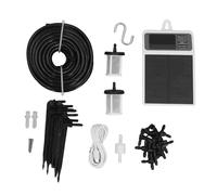 Buachois Système d'arrosage Automatique Solaire, kit d'irrigation Goutte à Goutte Intelligent pour Jardin, arrosage Automatique des Plantes