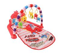 Buachois Tapis de Jeu pour bébé, 75x58x40cm Lavable bébé activité Pad, Pied Piano Apprentissage Musical Rampant Ventre Temps d'activité Tapis avec Miroir hochet Jouets
