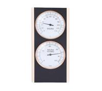 Buachois Thermomètre Hygromètre Sauna 2 en 1 Bois Celsius pour Mesure Température et Humilité Salle Spa Cabine, Fonction Double Métre Thermique Hygrométrique Application Domestique