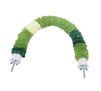 Buachois U Shape Parrot Perch Stand, Stable Fleece Warm Cage Stand for Home