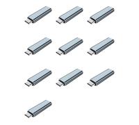 BUAGOUWZ 10X Adaptateur D'Affichage Virtuel USB Type-C DDC EDID Prise Factice Émulateur D'Affichage Fantôme sans Tête Charge Factice 4K à 60 Hz