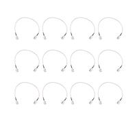 BUAGOUWZ 12 Pièces Séries 3G HD SDI Câble BNC Câble 30cm 75 Ohm pour Caméras équipement Vidéo Prend en Charge HD-SDI 3G-SDI 4K 8K Câble Vidéo