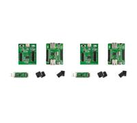 BUAGOUWZ 2X CH32V003 Kit de Carte de Développement, Carte D'Évaluation 32 Bits à Usage Général RISC-V MCU, Évaluation des Applications Fonctionnelles