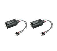 BUAGOUWZ 2X Isolateur Audio de Boucle de Terre Filtre de Bruit Audio Isolateur de Suppression de Bruit RéDucteur de Bruit de Signal Audio
