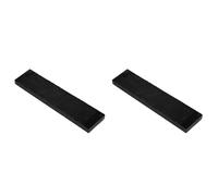 BUAGOUWZ 2X Matériau Ancien en Ébène Ukulele Guitare Violon Manche Instrument Matière Vierge Accessoires pour Instruments de Bricolage