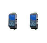 BUAGOUWZ 2X Serveur de Périphériques Série Din-Rail ZLAN5143D Passerelle Modbus RS485 de vers IP DC9-24V Prise en Charge du Duplex Intégral