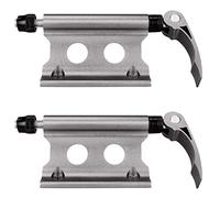 BUAGOUWZ 2X Support de Fourche de Vélo Support de Fourche de Bloc de Vélo Support de Fixation de Fourche de Roue Accessoires de Support de Fourche de Vélo, Titane