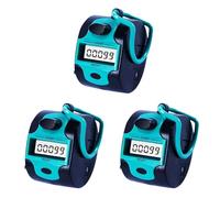BUAGOUWZ 3X Compteur Électronique Clicker Manuel Compteur de Points Numérique Anneau de Doigt Compteur de Poche Mécanique pour Les Personnes Golf