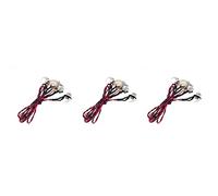 BUAGOUWZ 3X Double Piezo Pickup Pick-Up 6,35mm Jack avec Un Controle de Volume et de Tonalite pour Guitare Acoustique Ukulele