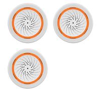 BUAGOUWZ 3X Tuya ZigBee Smart Sound et Light Siren Sensor Smart Life Home Security System Tuya Gateway Hub Sirène Alarme pour Tuya