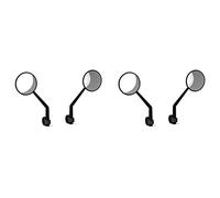 BUAGOUWZ 4 Pièces Rétroviseur Scooter Vue Miroir de Vélo Compatible pour 1 S / M365 / Pro ES1 2 3 Scooter