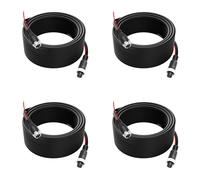 BUAGOUWZ 4X Câble Vidéo de Caméra de Voiture à 4 Broches avec Ligne de Déclenchement Inversée pour Caméra de Recul, D'Extension de Cordon D'Aviation 10 M