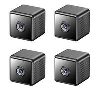 BUAGOUWZ 4X Nouvelle Mini Caméra HD 480P X9 pour, Caméras WiFi sans pour L'Extérieur, Détection de Mouvement Améliorée, Caméra de Vision Nocturne