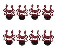 BUAGOUWZ 8 Pièces Adaptateur de Support de Choc Ondulé pour Microphone Universel Support de Support de Microphone en Plastique Remplacement pour by-Mm1