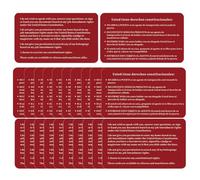 BUAGOUWZ Connaissez vos droits Compact portable Accès Rouge | Format poche 8,9 cm x 5,3 cm, se glisse facilement dans un portefeuille, idéal pour rester informé et protégé au quotidien.