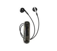 BUAGOUWZ Écouteurs Tour de Cou Double Mode Pratique Musique Noir | Passage facile entre mode écouteurs et Bluetooth pour appels et musique.