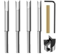 BUAGOUWZ Kit Barillet Compatibilité Outils Tournage 9mm | sur mandrins et perceuses, nettoyage des chambres et usinage de petites pièces, précision 9 mm.