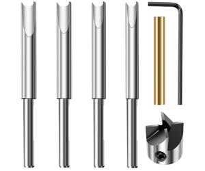 BUAGOUWZ Kit Barillet Compatibilité Outils Tournage 9mm | sur mandrins et perceuses, nettoyage des chambres et usinage de petites pièces, précision 9 mm.