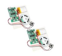 BUAGOUWZ Lot de 2 Modules D'Enregistrement Sonore Programmables, Puce pour Enregistrement Vocal et Musical DIY, Capacité D'Enregistrement Jusqu'à 16 Minutes de Musique