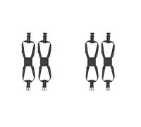 BUAGOUWZ Luggage Straps Elastic Travel Belt, 4-Pack, Hands-Free Convenience | Value-packed set of four elastic straps keeps extras secured so you travel hands-free and organized.