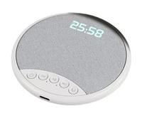 BUAGOUWZ Machine à Son de Sommeil HiFi Haut-Parleur de Coussin Bluetooth 5.4 Haut-Parleur de Bruit Blanc Réveil Numérique Minuteur Longue Durée de Vie de la Batterie