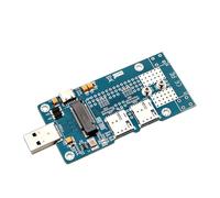 BUAGOUWZ Module 3G / 4G / 5G / LTE M. 2 à L'Adaptateur USB 3.0 avec la Double Carte de Carte SIM Nano 3042/3052 pour PC de Bureau