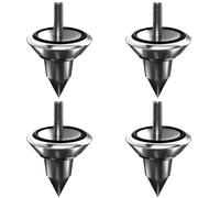 BUAGOUWZ Pieds d'enceinte Clou M6 Isolant Vibrations Acier 4 Pièces | Idéal pour systèmes hi-fi et enceintes lourdes, clarifie l'imagerie sonore et apporte précision, aération et graves profonds.