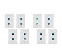 BUAGOUWZ Plaque Murale Ethernet VisIncluses Remplacement Facile | Les vis incluses facilitent l'installation et le remplacement de la plaque murale.
