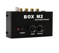 BUAGOUWZ Préampli Entrée MM Conversion Silencieux | Entrée MM prise en charge, conversion phono→ligne et sortie , électronique discrète et fiable.
