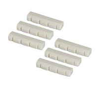 BUAGOUWZ Selle et écrou pour Chevalet Bone pour 4 Cordes, Lot de 6