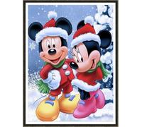 BUANJIAJU Kit de broderie au point de croix Disney 11CT-40 * 50cm Mickey Mouse Fun Handicraft DIY Handmade Experience Aladdin Mickey Mouse Handmade Kit Beautiful Design Donald Duck