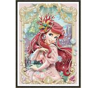 BUANJIAJU Kit de broderie au point de croix Disney 11CT-40 * 50cm pour salon Frozen Mickey Mouse Kit fait main Beau design Donald Duck La Belle et la Bête Démarrage facile