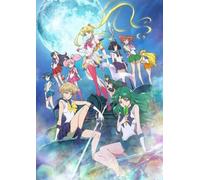 BUANJIAJU Kit de broderie au point de croix Sculpture Anime Girl Sailor Moon 11CT Kit de broderie populaire Impression de motif précis Adulte débutant Travaux d'aiguille faits à la -40 * 50cm